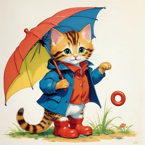 brolly,umbrella,man with umbrella,pluie,alberty,weather icon,Illustration,Children,Children 01