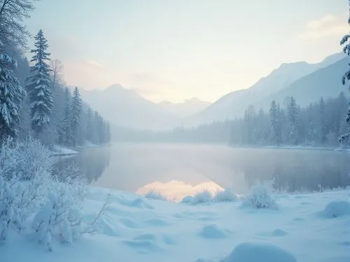 winter lake,snowy landscape,winter landscape,snow landscape,winter background,winter forest,frozen lake,winter magic,winter dream,christmas landscape,winter wonderland,snowy mountains,christmas snowy background,salt meadow landscape,winterland,snowflake background,wintersun,winter light,winter morning,fragrant snow sea,Photography,General,Realistic