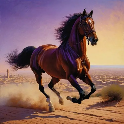 arabian horse,arabian horses,arabians,equine,thoroughbred arabian,caballo,horse running,quarterhorse,saddlebred,belgian horse,horse,colorful horse,masar,brown horse,cheval,racehorse,painted horse,galop,lighthorse,horseplayer,Art,Classical Oil Painting,Classical Oil Painting 42