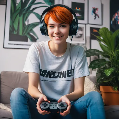 gamer,gamers round,gamer zone,gaming,video gaming,consoles,supplied with a video game,girl in t-shirt,video game controller,controller,gamepad,mini e,gamecube,retro girl,edit icon,gamers,tee,tshirt,home game console accessory,games console,Illustration,Paper based,Paper Based 17