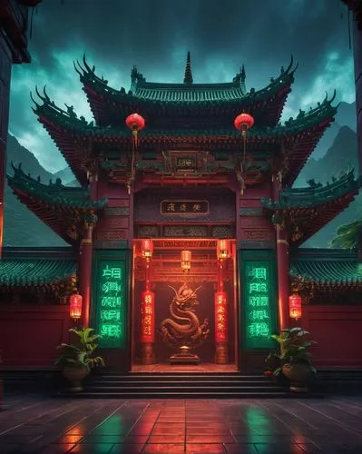 buddha tooth relic temple,buddhist temple,hall of supreme harmony,asian architecture,shuozhou,dojo,fengshui,chengdu,chaozhou,qibao,taoism,hengdian,oriental lantern,qingcheng,changfeng,feng shui,sanshui,suzhou,taoist,confucian,Conceptual Art,Sci-Fi,Sci-Fi 26