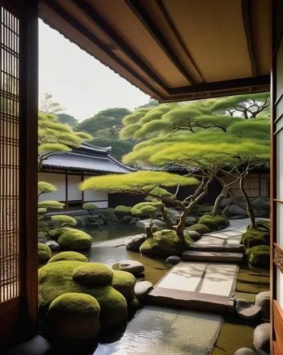 ryokan,japanese-style room,onsen,ryokans,japanese zen garden,zen garden,teahouse,dojo,tea ceremony,chanoyu,teahouses,japanese garden,tatami,sake gardens,japanese background,japanese garden ornament,japanese art,hotspring,japan landscape,japan garden,Art,Artistic Painting,Artistic Painting 20