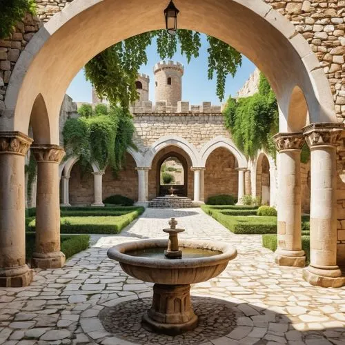 hala sultan tekke,alhambra,khaneh,garden of the fountain,monastery garden,alcazaba,Photography,General,Realistic