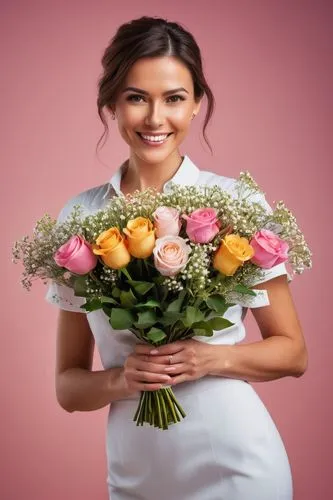 flowers png,bouquets,beautiful girl with flowers,flower arrangement lying,with a bouquet of flowers,bouquet of flowers,Photography,General,Commercial