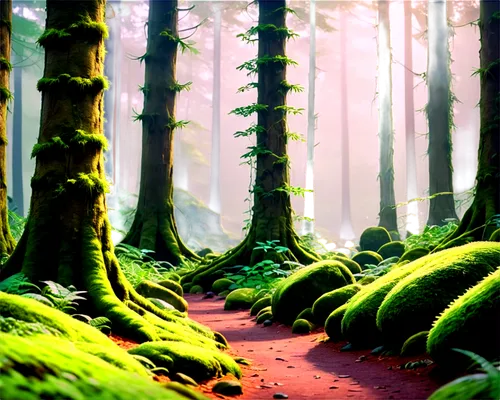 elven forest,cartoon forest,fairy forest,cartoon video game background,forest floor,forest path,forest moss,fairytale forest,green forest,fir forest,coniferous forest,forest glade,forest of dreams,germany forest,the forest,spruce forest,forest landscape,forest,forest background,the forests,Illustration,Japanese style,Japanese Style 03