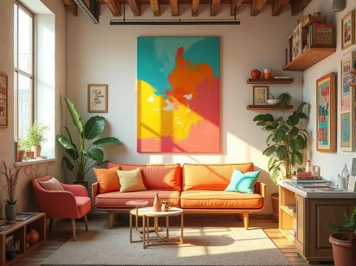 living room,livingroom,sitting room,loft,interior decor,apartment lounge,modern decor,bohemian art,home interior,interior design,appartement,an apartment,boho art,home corner,contemporary decor,sunroom,boho art style,apartment,interior decoration,shared apartment,Photography,General,Realistic