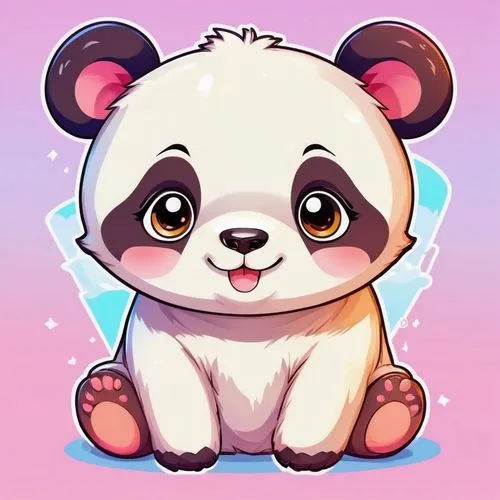 kawaii panda,kawaii panda emoji,little panda,baby panda,lun,panda,panda bear,panda cub,oliang,cute bear,chinese panda,cute cartoon character,cute koala,pandas,growth icon,edit icon,pandabear,pandoro,kawaii animals,bear cub,Illustration,Japanese style,Japanese Style 02