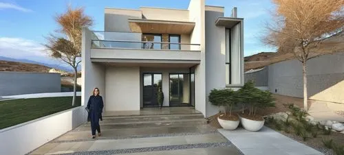 dunes house,fresnaye,stucco wall,wanaka,modern house,house by the water,Photography,General,Realistic