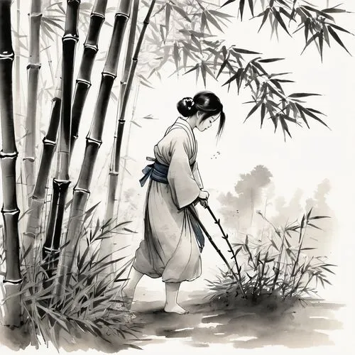 baishi,zhuangzi,sanosuke,funakoshi,guqin,hanfu,yi sun sin,wuxia,zhiyuan,bamboo flute,shakuhachi,mengzi,xuanwei,geisha,daoist,erhu,zatoichi,geisha girl,kyokushin,xingyiquan,Illustration,Paper based,Paper Based 30