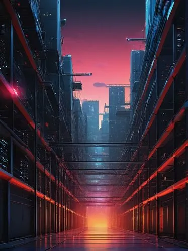 cybercity,cyberscene,synth,mainframes,cyberport,cybertown,supercomputer,warehouses,cyberia,data center,cyberpunk,warehouse,metropolis,cyberview,datacenter,cityscape,the server room,supercomputers,cyberworld,digital binary,Conceptual Art,Sci-Fi,Sci-Fi 07