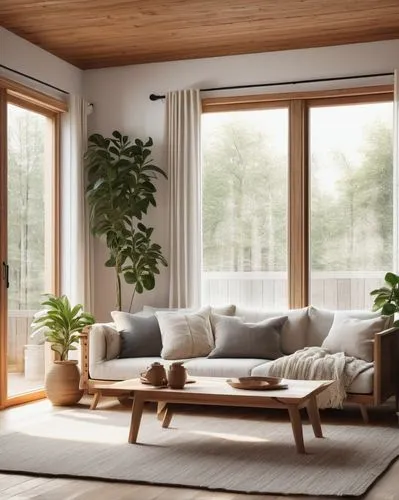 scandinavian style,sunroom,wooden windows,livingroom,living room,modern living room,danish furniture,sofaer,wood window,modern room,home interior,sitting room,soft furniture,modern minimalist lounge,coziness,modern decor,aalto,wood wool,cozier,scandinavica,Conceptual Art,Oil color,Oil Color 13