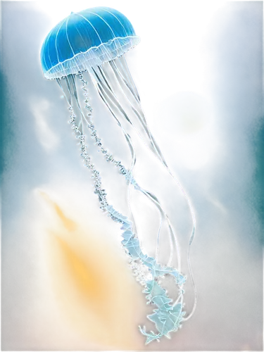 portuguese man o' war,jellyfish collage,jellyfish,sea jellies,lion's mane jellyfish,cnidaria,jellyfishes,box jellyfish,jellies,submersible,dewdrop,waterdrop,cnidarian,dew-drop,bluebottle,blue mushroom,suction cups,skyflower,cloud mushroom,raindrop,Illustration,Realistic Fantasy,Realistic Fantasy 18