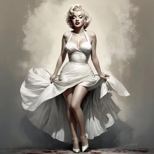 marylin monroe,pinup girl,marylyn monroe - female,marilyn,mamie van doren,pin-up girl,retro pin up girl,pin up,pin up girl,pin ups,christmas pin up girl,pin-up,pin-up model,fashion illustration,white lady,valentine pin up,watercolor pin up,pin up christmas girl,merilyn monroe,wedding dress,Conceptual Art,Fantasy,Fantasy 11