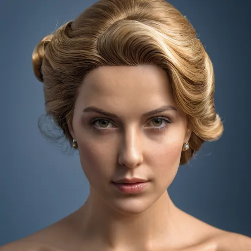 retouching,woman portrait,british actress,updo,chignon,blonde woman,retouch,vintage female portrait,vintage woman,elsa,woman face,woman's face,head woman,romantic portrait,natural cosmetic,art deco woman,grace kelly,actress,short blond hair,young woman,Photography,General,Realistic