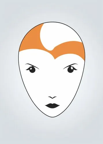 an abstract drawing with a stylized image of a person's face,art deco woman,maschera,tilak,trichotillomania,woman's face,head icon,Illustration,Vector,Vector 01