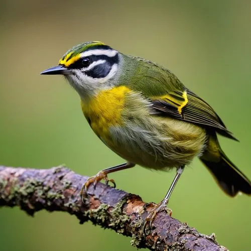 firecrest,common firecrest,waxeye,bananaquit,eastern yellow robin,yellow robin,canari,yellowthroat,warbling white-eye,japanese white-eye,cape white-eye,huebler,thornbills,kinglet,fringilla coelebs,indicatoridae,empidonax,petrequin,emberiza,phylloscopus,Photography,General,Realistic