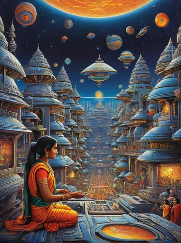 indian art,jaya,janmastami,kathmandu,ramayan,mantra om,ramayana,saraswati veena,himalaya,hindu,yogananda guru,yogananda,karnataka,ramayana festival,surya namaste,by chaitanya k,diwali festival,sangharaja,diwali,tantra,Conceptual Art,Daily,Daily 28