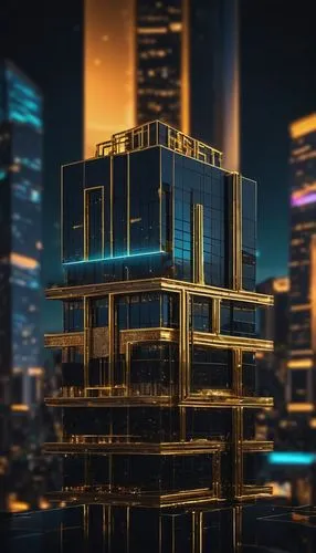 metropolis,skyscraper,glass building,shinjuku,art deco,odaiba,tokyo,tokyo city,the skyscraper,shanghai,umeda,cityscape,3d render,cinema 4d,hong kong,hk,gold castle,crown render,skyscrapers,scraper,Illustration,Realistic Fantasy,Realistic Fantasy 44