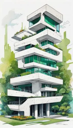 sketchup,modern building,modern architecture,edificio,multistorey,residential tower,houses clipart,bulding,condominia,escala,residential building,cantilevers,modern house,lasdun,condominium,arhitecture,neutra,kirrarchitecture,revit,apartment building,Illustration,Black and White,Black and White 05