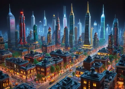 megapolis,coruscant,fantasy city,dubailand,cybertown,coruscating,city cities,cityscapes,cybercity,megacities,microdistrict,metropolis,cityscape,urbanworld,simcity,city at night,black city,city scape,lego city,urbanization,Illustration,Retro,Retro 16