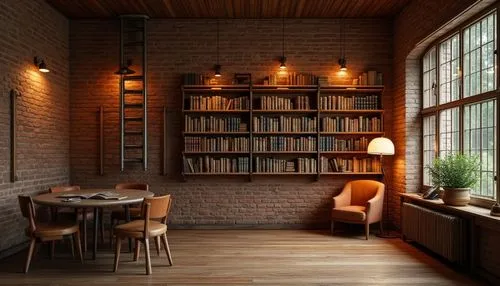 reading room,book wall,study room,bookshelves,bookcase,bookcases,book wallpaper,bookshelf,bookbuilding,old library,library,danish room,nook,loft,shelving,inglenook,schoolroom,contemporary decor,shelves,modern decor,Photography,General,Realistic