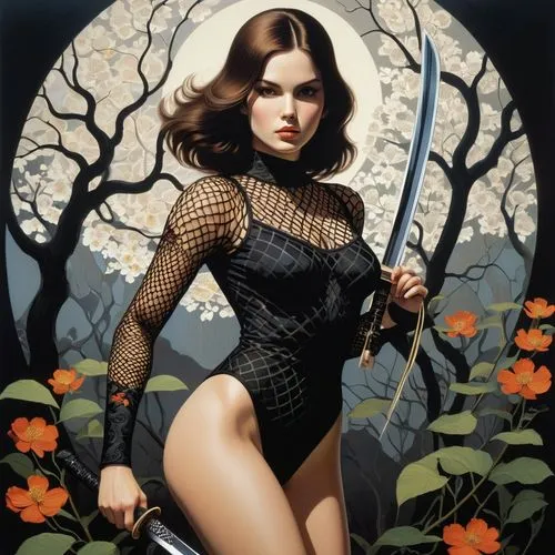 zatara,palmiotti,selina,mcginnis,huntress,frazetta,catwoman,steranko,eldena,mesmero,lilandra,mazzitelli,black widow,elvira,katana,femme fatale,cassaday,macniven,halloween poster,atrix,Illustration,Vector,Vector 09