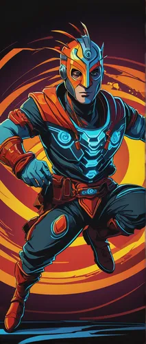 garuda,iron mask hero,aquanaut,cd cover,firedancer,cartoon ninja,vector graphic,game illustration,vector image,alien warrior,ninjago,robot icon,ktm,fire planet,firespin,nova,bot icon,vector art,star-lord peter jason quill,avatar,Illustration,Realistic Fantasy,Realistic Fantasy 33