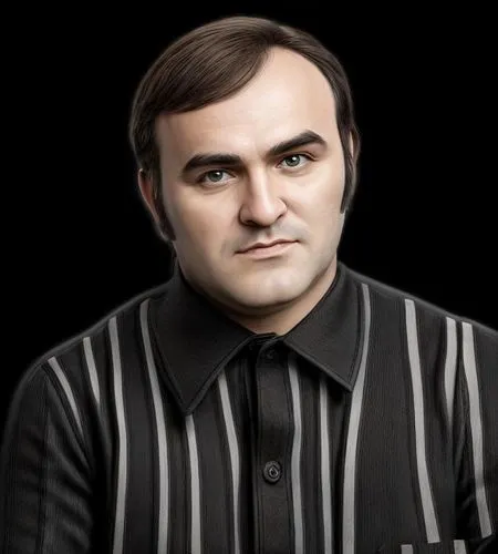 the man in striped shirt looks angry with a smirk,mamedyarov,novoselov,matusow,nikonov,surkov,tartakovsky,Common,Common,Natural