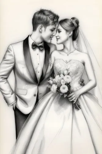 wedding couple,wedding frame,wedding invitation,maxon,holton,wedded,Illustration,Black and White,Black and White 30