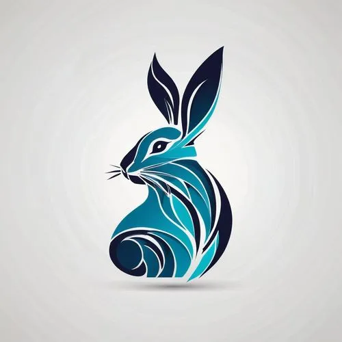 teal digital background,lapine,dribbble logo,bancario,dribbble,bunni,lepus,rabbenu,bungo,carbuncle,lazio,rabbitte,dribbble icon,easter background,babbit,lagomorpha,logo header,bunzel,vector graphic,dobunni,Unique,Design,Logo Design