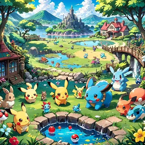 fairy world,fairy village,playmat,children's background,springtime background,pokemon,spring background,pokémon,april fools day background,pixaba,background with stones,birthday banner background,background images,dream world,cartoon video game background,landscape background,garden party,game illustration,picnic,easter background,Anime,Anime,Traditional