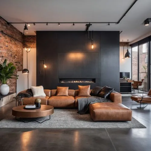 apartment lounge,loft,modern decor,contemporary decor,corten steel,chaise lounge,modern living room,living room,interior modern design,interior design,shared apartment,modern style,livingroom,exposed 