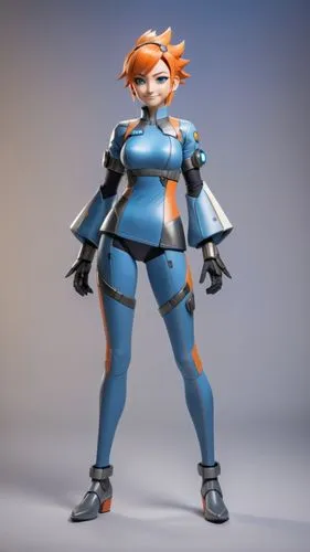 garrison,liora,3d model,3d figure,sakazaki,zarya,Unique,3D,3D Character