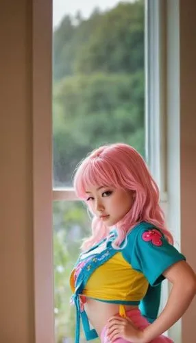 cosplay image,pyon,utena,cosplay,ponyo,bulma