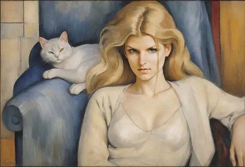 lempicka,woman sitting,metzinger,modigliani,fauconnier,woman on bed