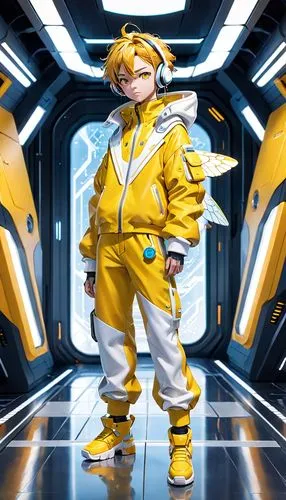 aquanaut,spacesuit,yellow jacket,spacefill,space-suit,space suit,beekeeper,aurora yellow,astronaut,kryptarum-the bumble bee,spaceman,cosmonaut,astronautics,minion tim,astronaut suit,space walk,emperor of space,mini e,stud yellow,yellow jumpsuit,Anime,Anime,General