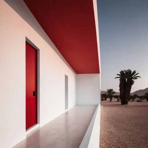 red wall,dunes house,diptychs,landscape red,superadobe,doorways,cubic house,interspaces,turrell,amanresorts,vivienda,exterior decoration,shulman,red roof,entryways,red tones,architraves,the threshold of the house,red paint,diptych,Illustration,Black and White,Black and White 33