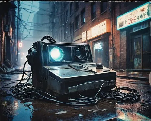 cyberpunk,camera illustration,old elektrolok,transistor,streampunk,turbographx-16,photomanipulation,analog camera,camera,weather-beaten,barebone computer,photo-camera,retro technology,srl camera,world digital painting,elektroboot,transistor checking,elektrocar,photo manipulation,dystopia,Photography,Documentary Photography,Documentary Photography 03