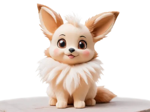 fennec,fennec fox,no ear bunny,plush figure,child fox,cute cartoon character,corgi,big ears,welsh corgi,3d model,long-eared,cute fox,toy dog,wind-up toy,little rabbit,corgi-chihuahua,wood rabbit,ears,monchhichi,pomeranian,Conceptual Art,Oil color,Oil Color 21