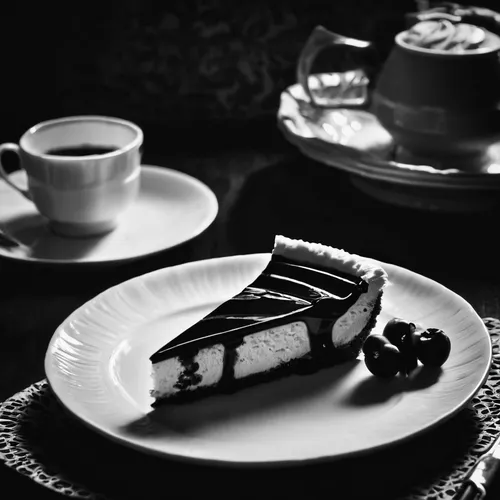 sachertorte,coffee and cake,dark mood food,torte,slice of cake,mille-feuille,monochrome photography,chocolate cake,dobos torte,french silk,food photography,confection,afternoon tea,desserts,a cake,white cake,ganache,cup and saucer,flourless chocolate cake,chocolate layer cake,Photography,Black and white photography,Black and White Photography 08