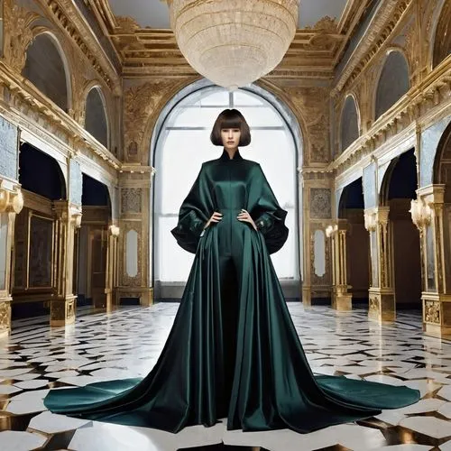 hallia venezia,imperial coat,abaya,venezia,elegance,emerald,vogue,valentino,miss circassian,neoclassic,neoclassical,art nouveau design,lacquer,art nouveau,vanity fair,tilda,elegant,art deco,baroque,renaissance