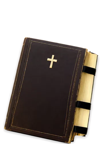 Old Testament, leather-bound book, golden cross, ornate metal clasps, worn pages, holy scripture, morning light, soft focus, 3/4 composition, warm color tone, cinematic lighting.,prayer book,new testa