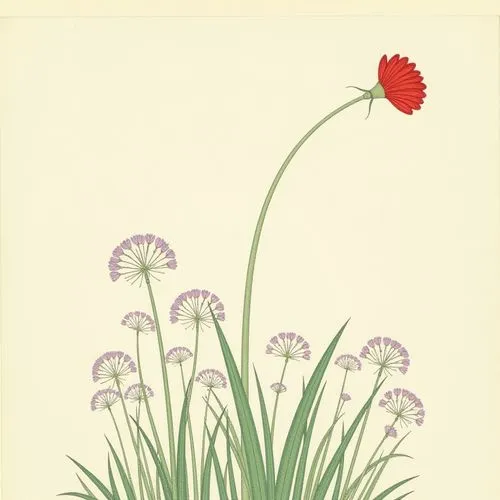 chive flower,flower illustration,hordeum vulgare,dianthus caryophyllus,dianthus,illustration of the flowers