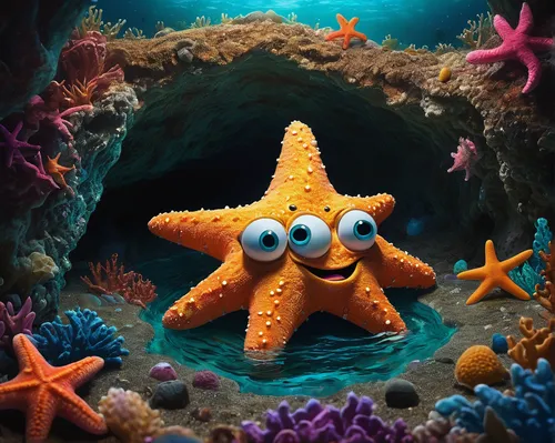 starfishes,sea star,starfish,under sea,star anemone,sea life underwater,under the sea,sea-life,sea life,sea animal,echinoderm,sea animals,sea creatures,underwater world,sealife,marine life,undersea,marine invertebrates,bottom of the sea,sponge bob,Conceptual Art,Daily,Daily 28