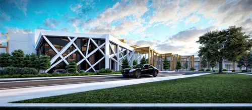 new housing development,3d rendering,landscape design sydney,lincoln motor company,car showroom,biotechnology research institute,landscape designers sydney,luxury property,render,new building,office b