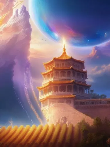 hall of supreme harmony,chinese clouds,fantasy landscape,world digital painting,forbidden palace,temple fade,chinese background,fantasy picture,landscape background,chinese art,chinese temple,buddhist