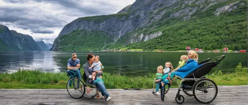 Varnes family in Norway,wheelchair sports,motorized wheelchair,norway nok,disabled sports,floating wheelchair,norway,wheelchair,wheelchair curling,wheelchair accessible,scandinavia,geiranger,the physi