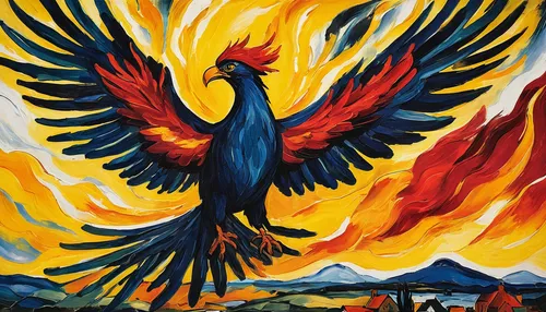 phoenix rooster,phoenix,fawkes,fire birds,pentecost,cockerel,firebird,khokhloma painting,redcock,red bird,eagle illustration,patung garuda,garuda,flame spirit,rosella,pegaso iberia,moldova,bird painting,rooster,flame of fire,Art,Artistic Painting,Artistic Painting 37