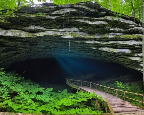 Compose a thrilling adventure where explorers discover a hidden Beech Mountain cave.,the limestone cave entrance,blue cave,pit cave,cave on the water,wisconsin dells,limestone arch,cave tour,caving,ca