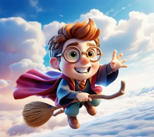 potter,harrynytimes,quidditch,harry potter,peeves,cute cartoon character,scamander,storybook character,wonderboy,harryb,broomstick,wizarding,rupert,weasley,wand,superboy,triwizard,pottermania,cute cartoon image,thomashefsky,Unique,3D,3D Character